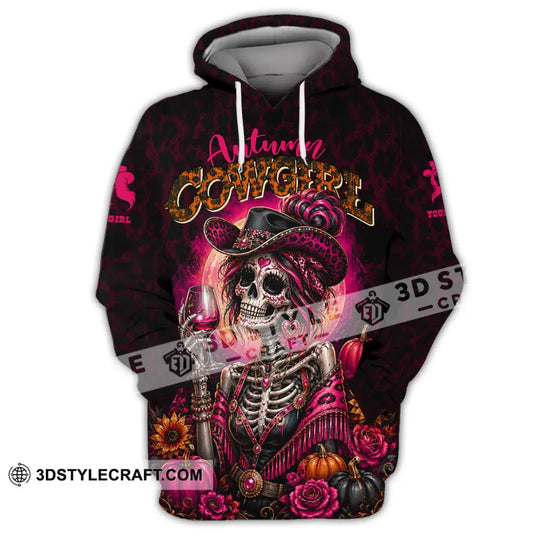 Women Shirt - Custom Autumn Cowgirl Shirt style option 2