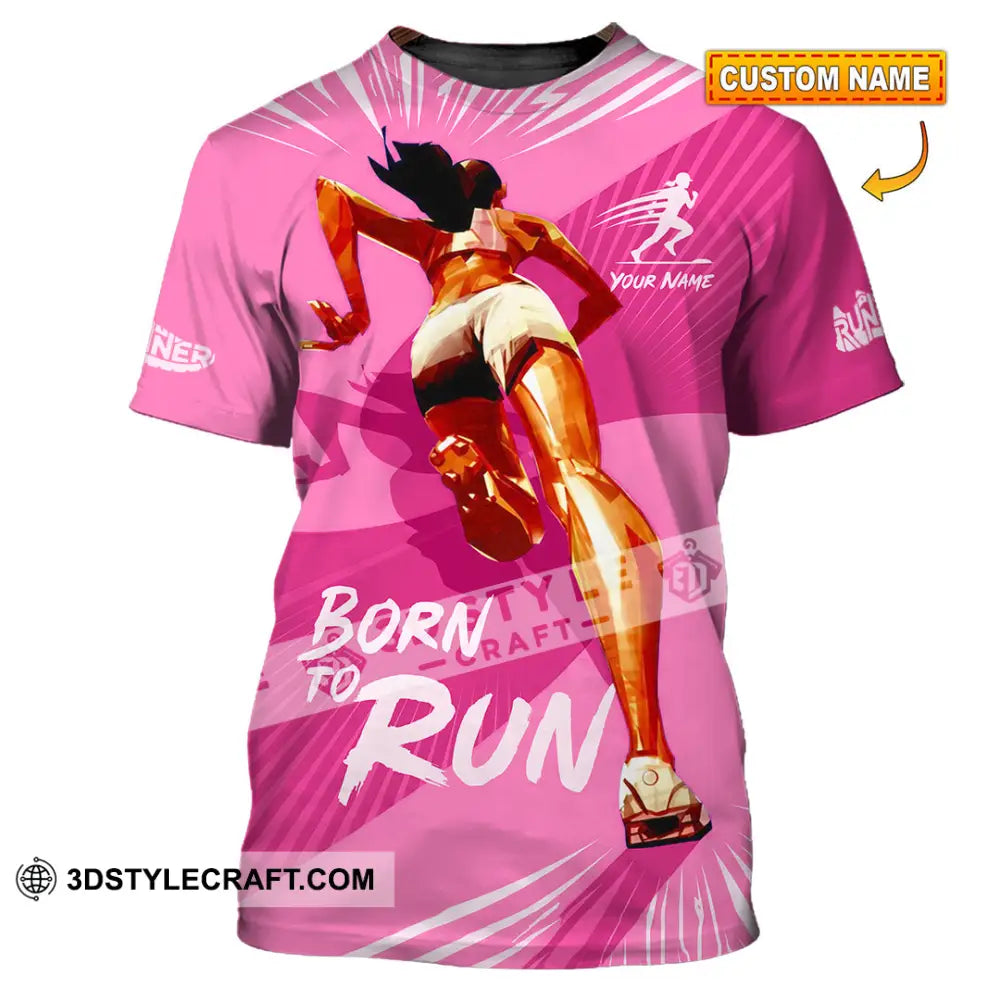 Women Shirt - Custom Born To Run Shirt - T-shirt