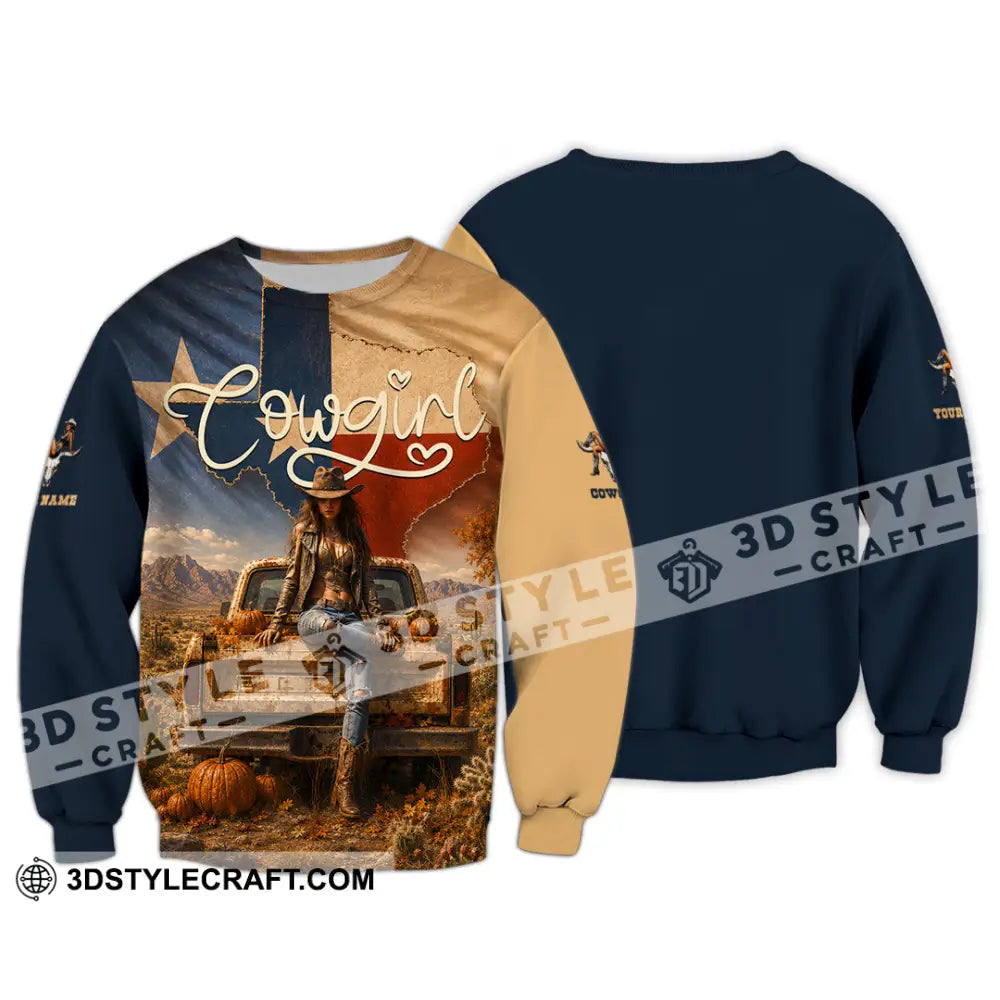 Women Shirt - Custom Cowgirl Shirt - Long Sleeve / S - T-shirt