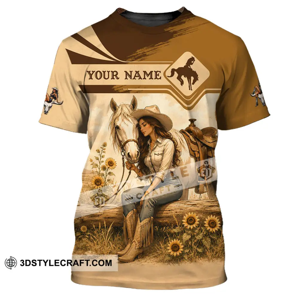 Women Shirt - Custom Cowgirl Shirt - T-Shirt / S - T-shirt
