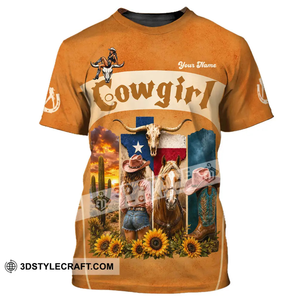 Women Shirt - Custom Cowgirl Shirt - T-Shirt / S - T-shirt