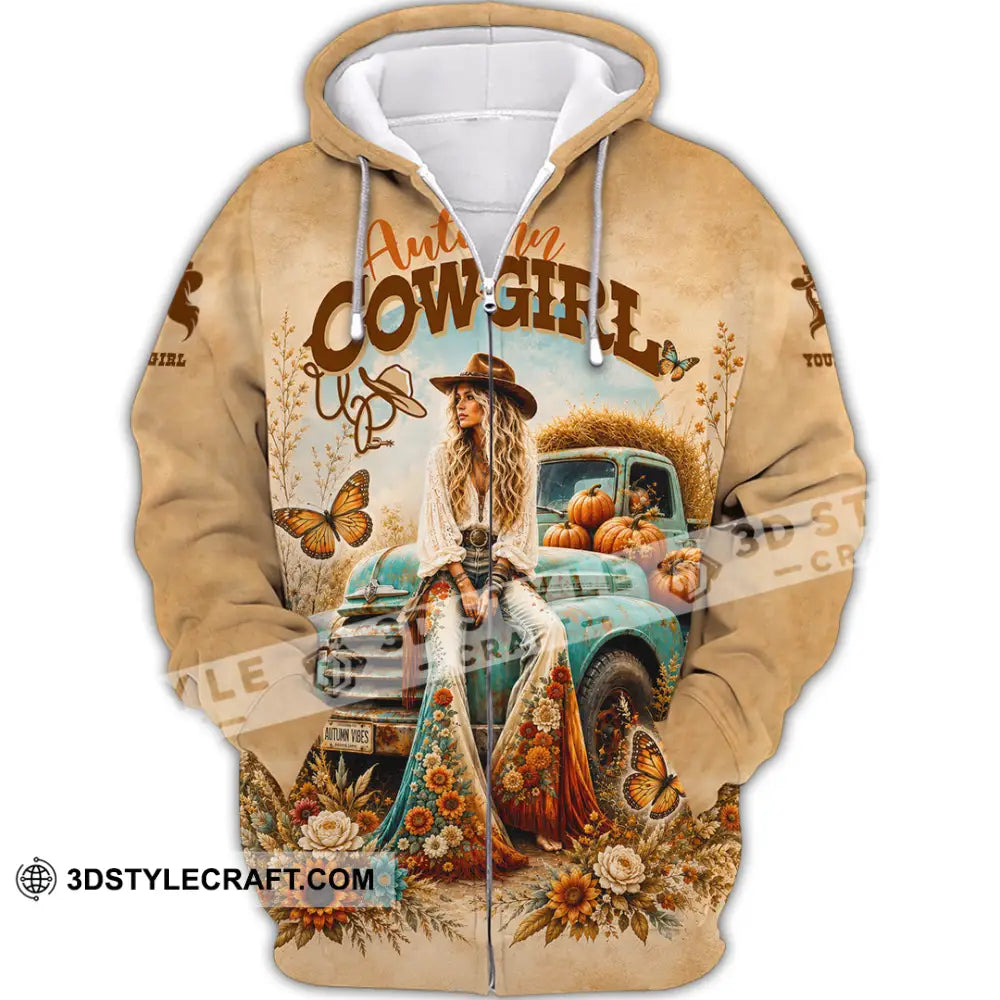 Women Shirt - Custom Cowgirl Shirt - Zipper Hoodie / S - T-shirt