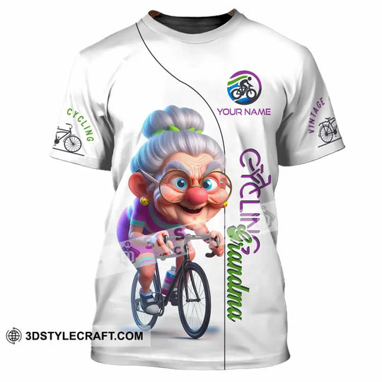 Women Shirt - Custom Cycling Grandma Sports Shirt style option 4