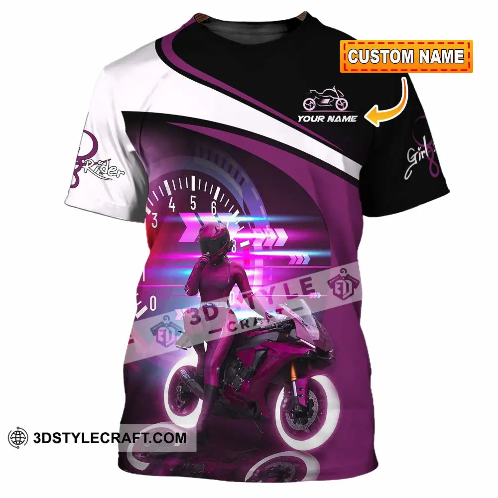 Women Shirt - Custom Girl Rider Shirt - T-shirt