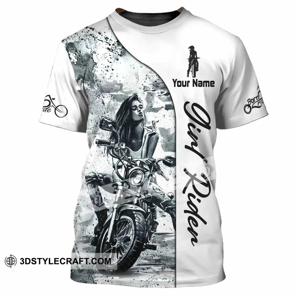 Women Shirt - Custom Girl Rider Shirt - T-Shirt / S - T-shirt