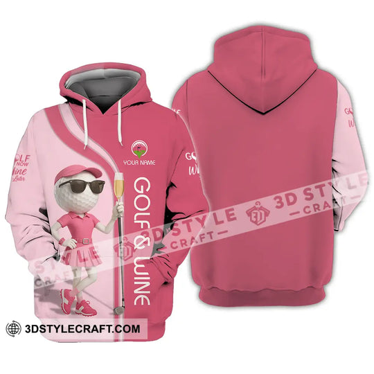 Women Shirt - Custom Golf And Wine Shirt style option 3
