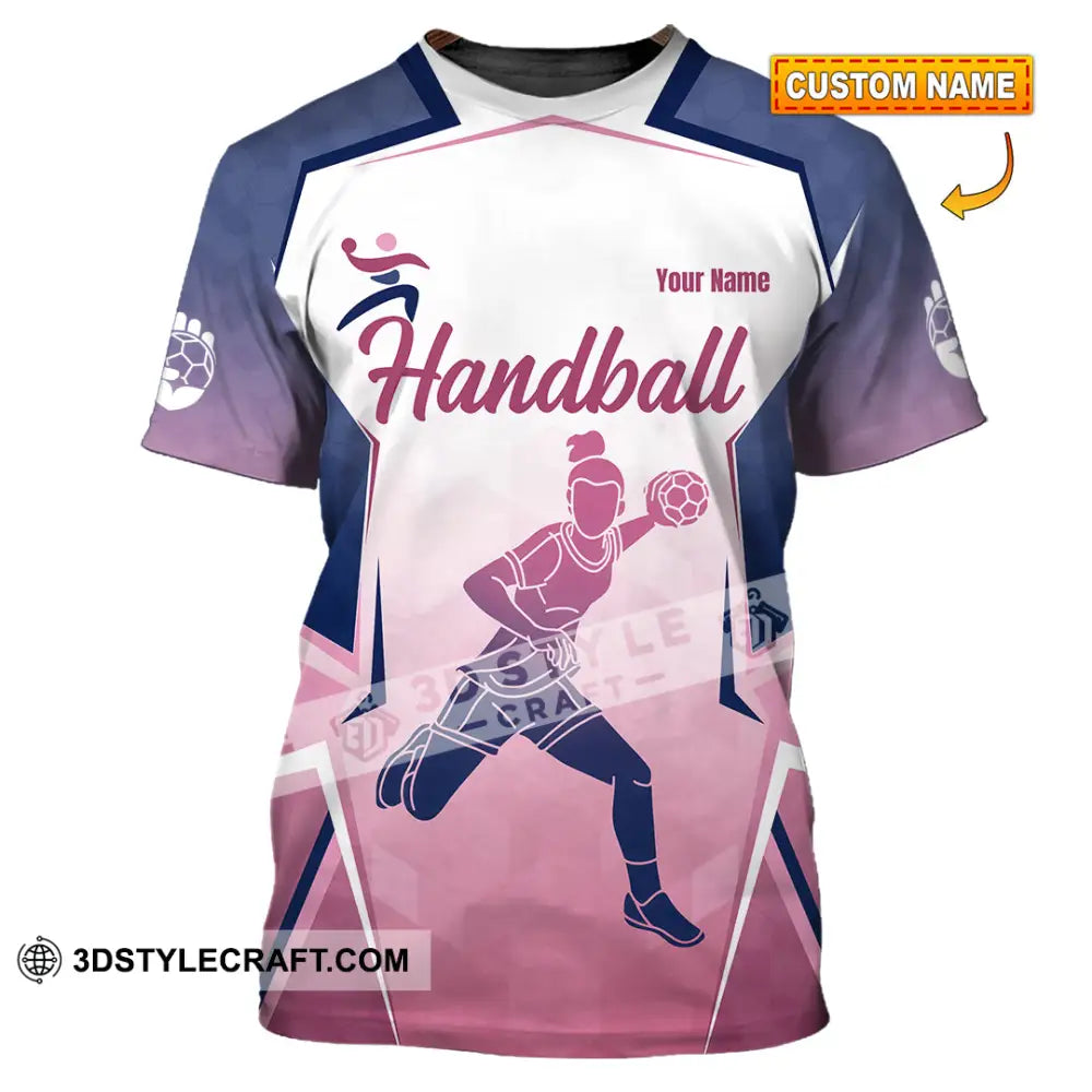 Women Shirt - Custom Handball 3D Shirt - T-shirt