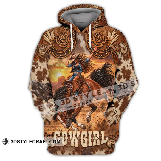 Women Shirt - Custom Horse Girl, Cowgirl Shirt style option 2