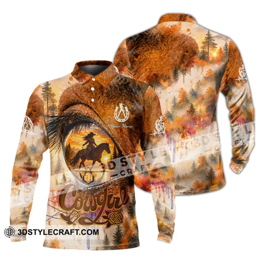 Women Shirt - Custom Horse Girl, Cowgirl Shirt style option 4