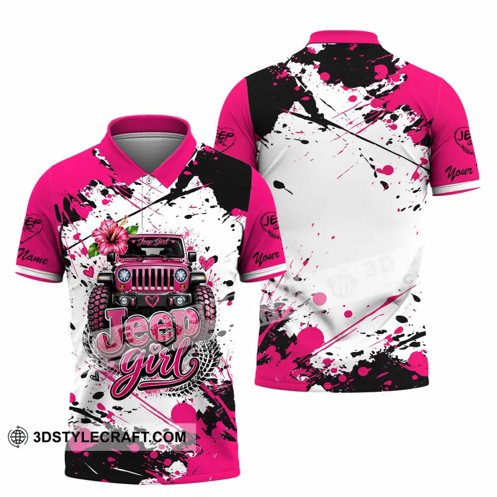 Women Shirt - Custom Jeep Girl Shirt - Polo Shirt / S - T-shirt