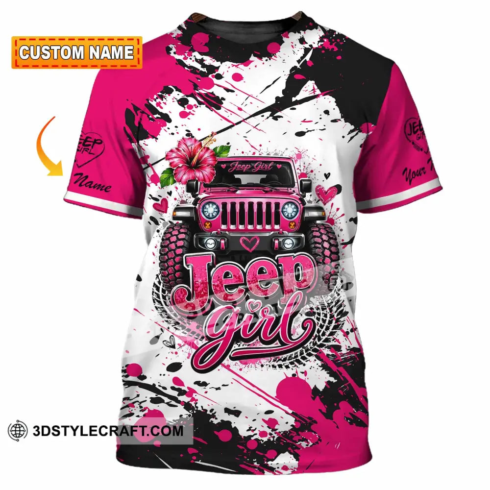 Women Shirt - Custom Jeep Girl Shirt - T-shirt