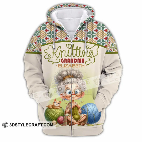 Women Shirt - Custom Knitting Grandma Shirt style option 3