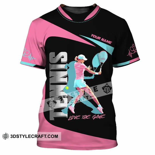 Women Shirt - Custom Love The Game Tennis Lover Shirt style option 2