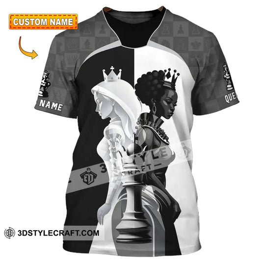 Women Shirt - Custom Queen Of Chess Shirt style option 1
