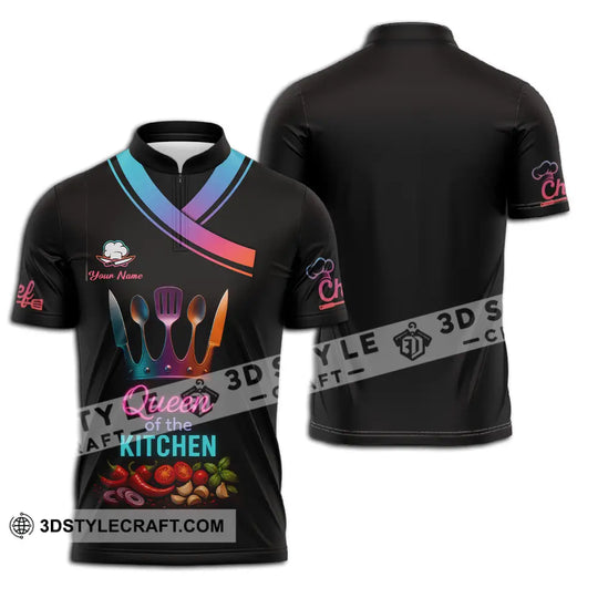 Women Shirt - Custom Queen Of The Kitchen Master Chef Shirt style option 2