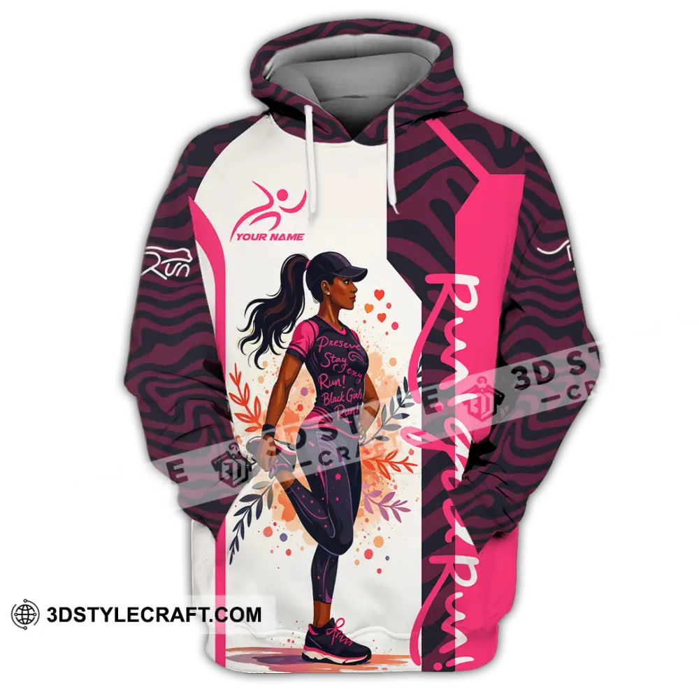 Women Shirt - Custom Run Girl Run 3D Shirt Hoodie / S T-shirt