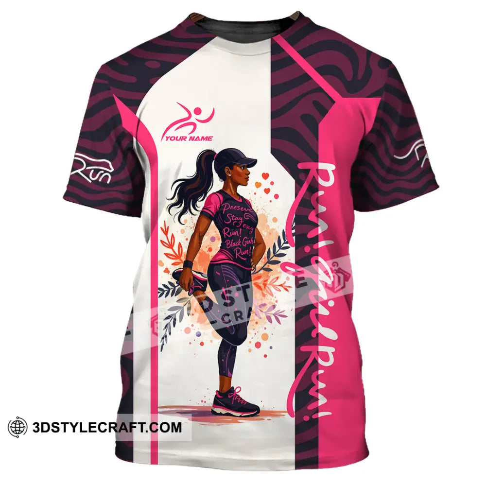 Women Shirt - Custom Run Girl Run 3D Shirt T-Shirt / S T-shirt