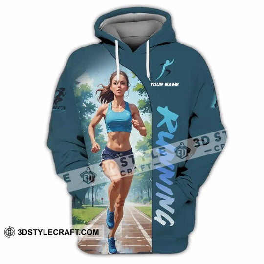 Women Shirt - Custom Running Woman, Runner Sporty Shirt style option 4