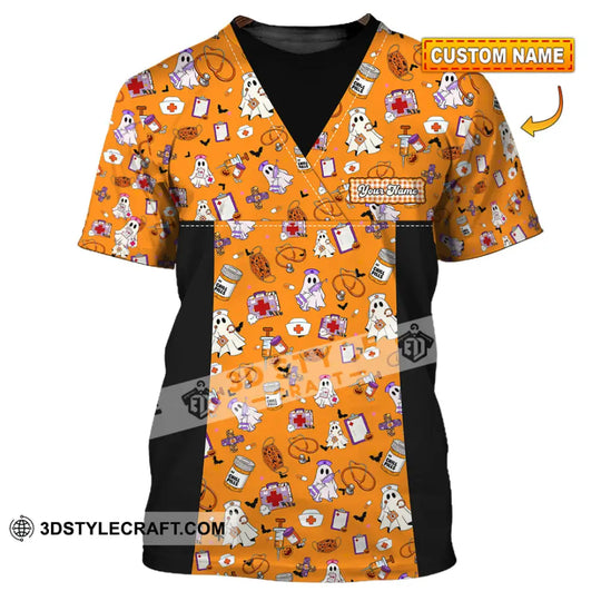 Women Shirt - Custom Scrubstar Fright Friends Halloween Shirt style option 1