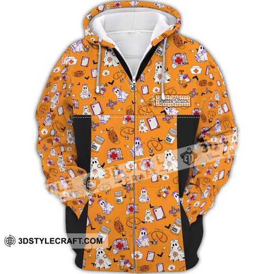 Women Shirt - Custom Scrubstar Fright Friends Halloween Shirt style option 2
