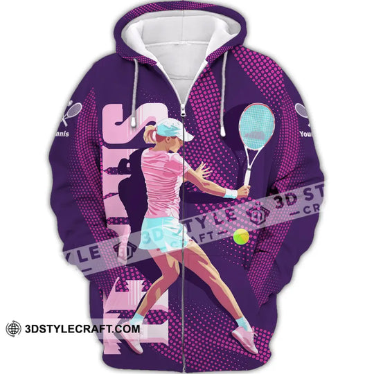 Women Shirt - Custom Tennis 3D Shirt style option 2