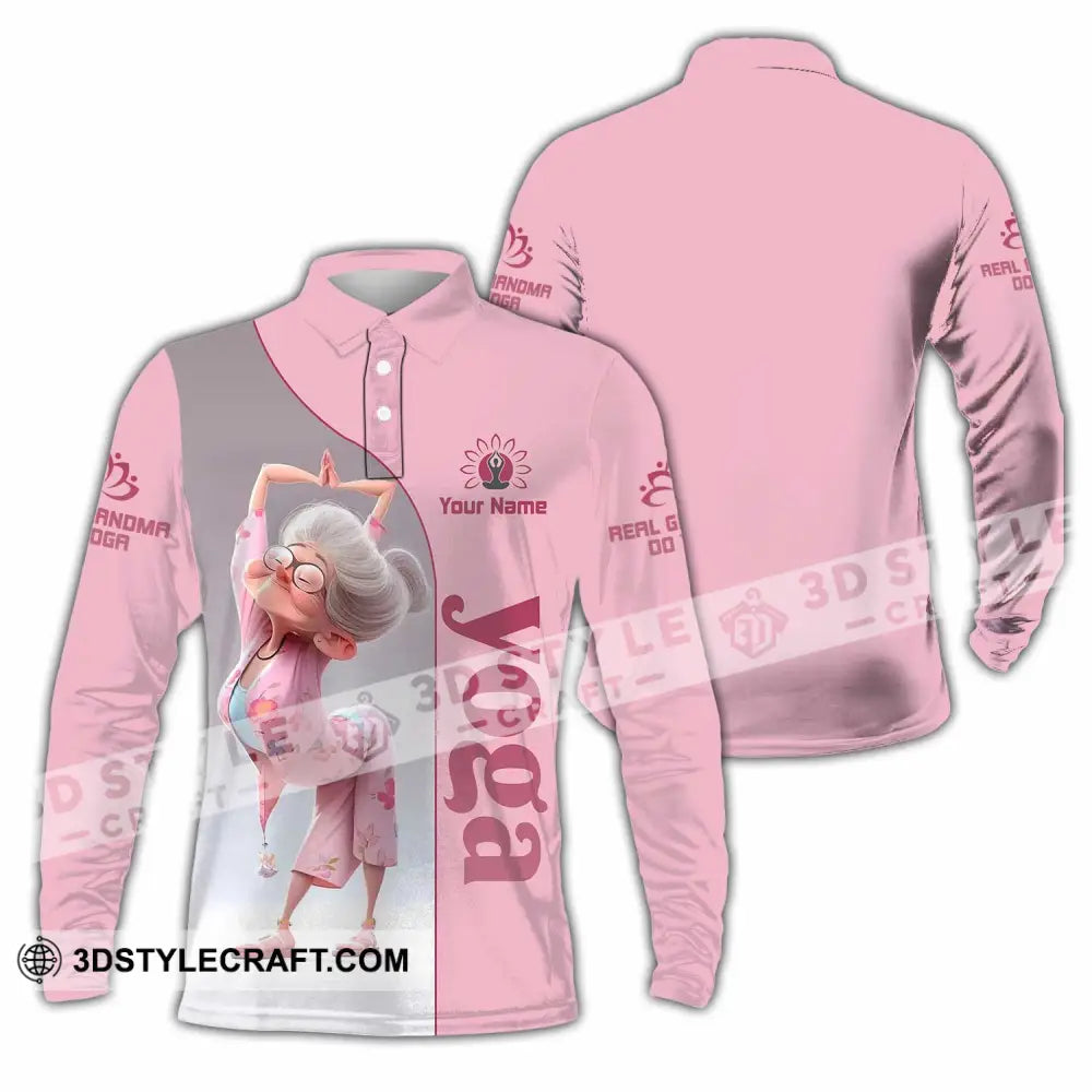 Women Shirt - Custom Yoga Shirt - Long Sleeve Polo / S - T-shirt