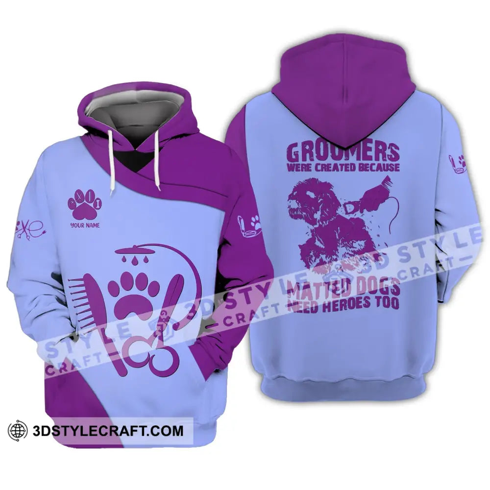 Women Shirt Groomer Life Hoodie Sportwear / S T-Shirt