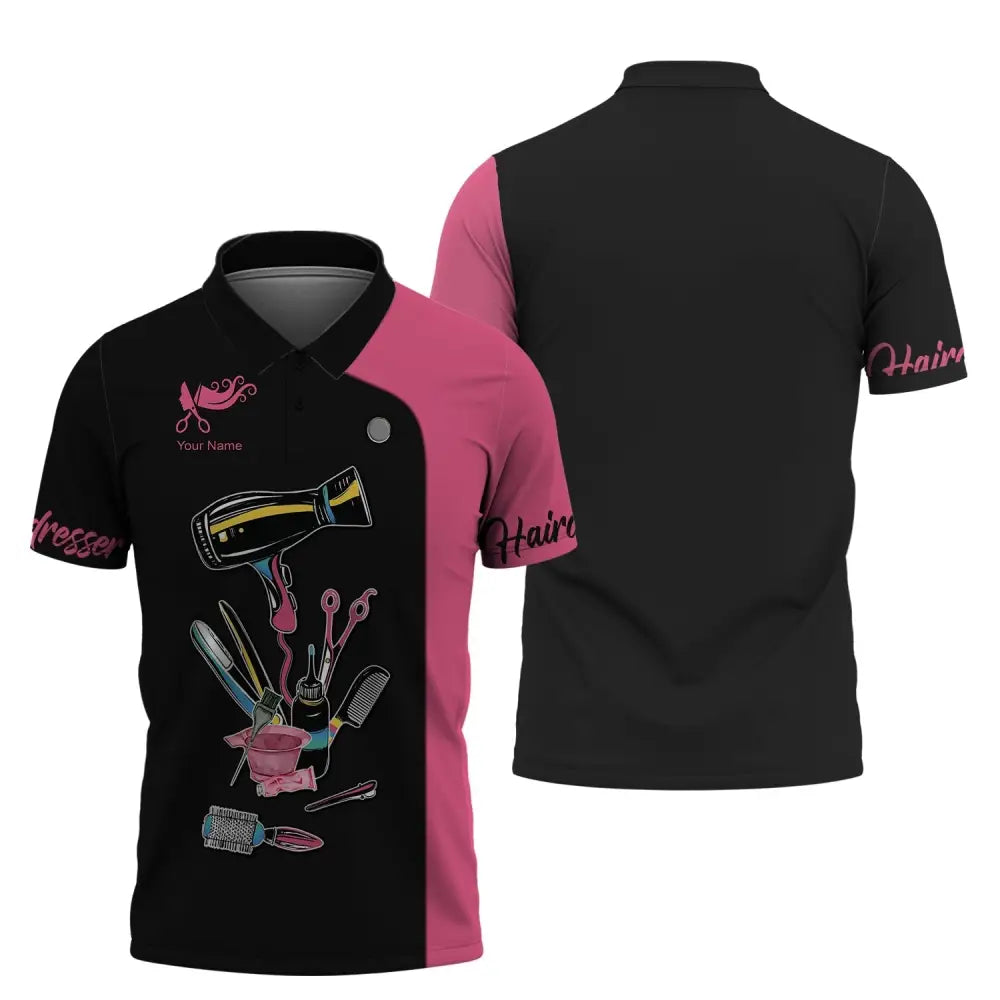 Women Shirt Hair Stylist Hairdresser Hoodie Sportwear Polo / S T-Shirt