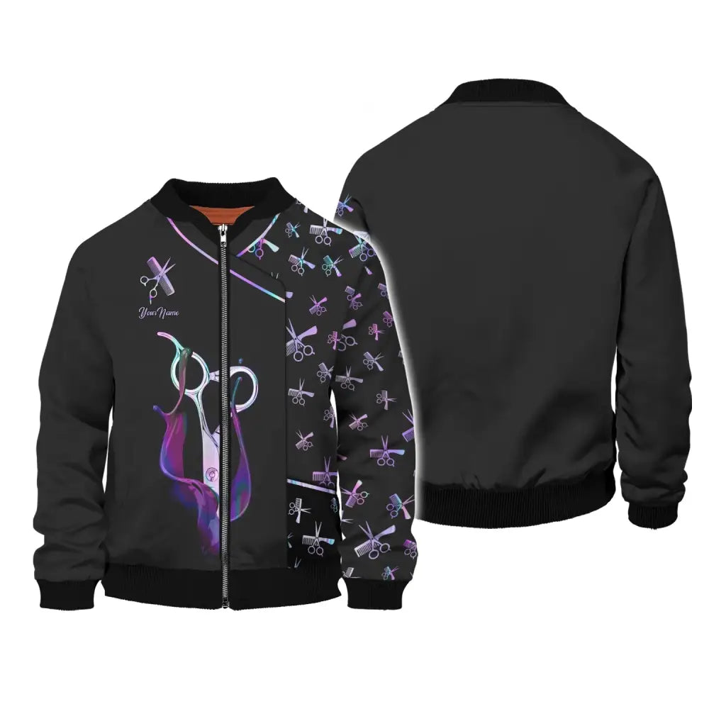 Women Shirt Hair Stylist Hairdresser Hoodie Sportwear T-Shirt