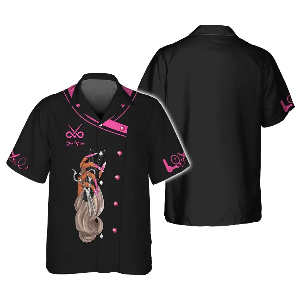 Women Shirt Hair Stylist Hairdresser Hoodie Sportwear T-Shirt