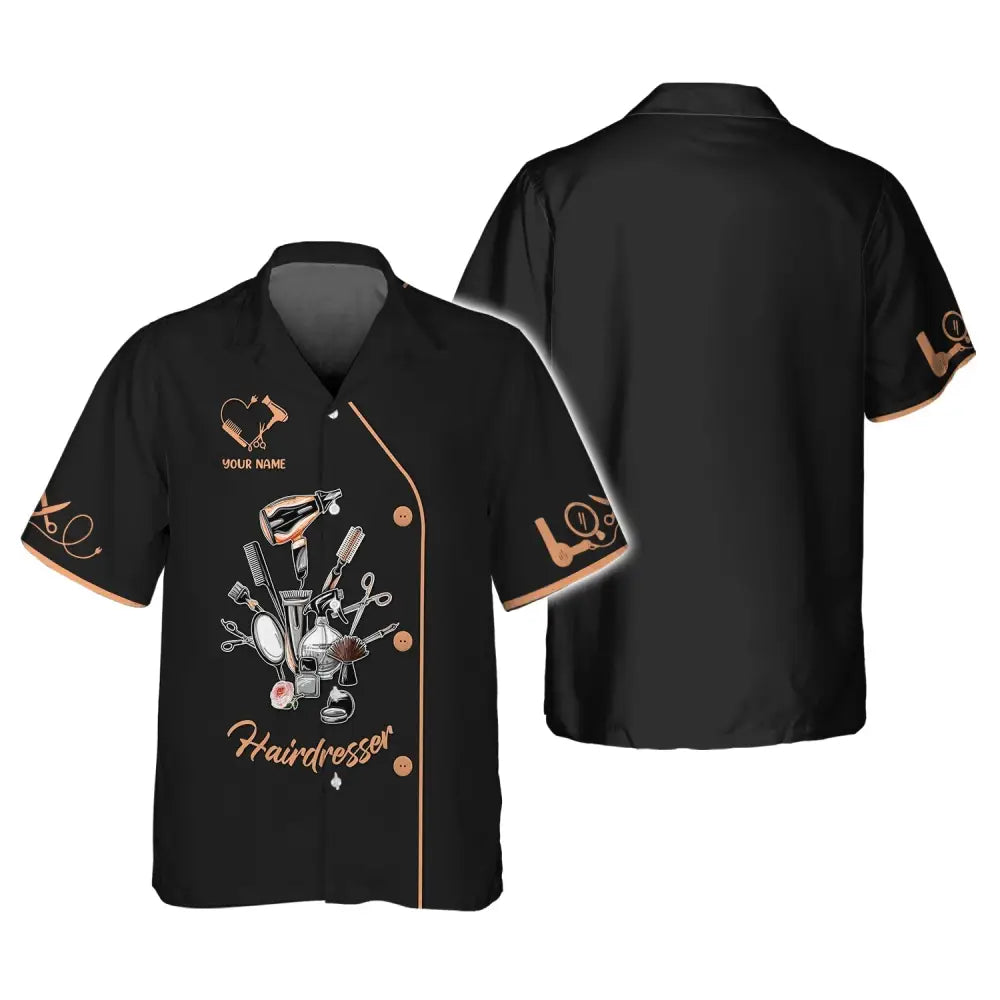 Women Shirt Hair Stylist Hairdresser Hoodie Sportwear T-Shirt
