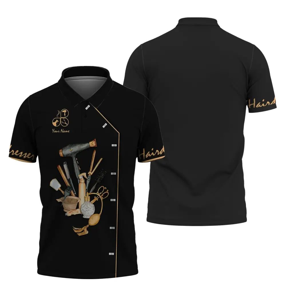 Women Shirt Hair Stylist Hairdresser Sportwear Polo / S T-Shirt