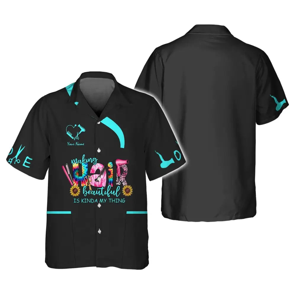 Women Shirt Hair Stylist Hairdresser Sportwear T-Shirt
