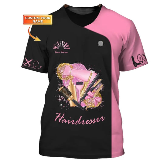 Women Shirt, Hair Stylist Shirt, Hairdresser Sportwear style option 1