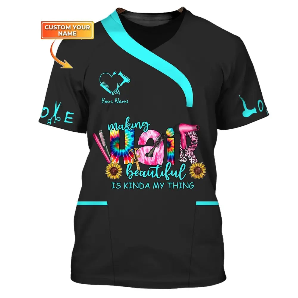 Women Shirt Hair Stylist Hairdresser Sportwear T-Shirt / S