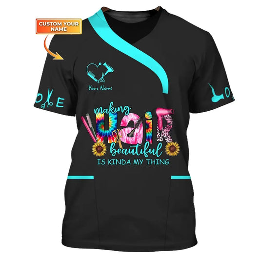 Women Shirt Hair Stylist Hairdresser Sportwear T-Shirt / S