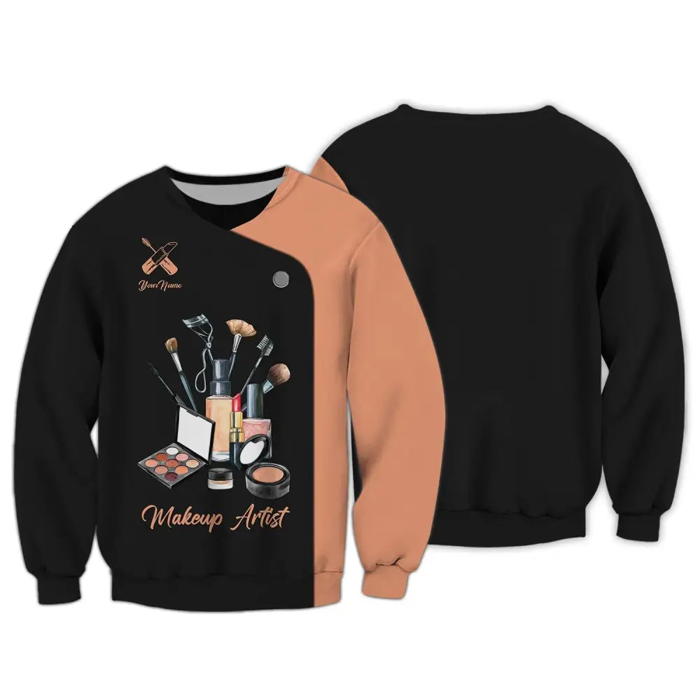 Women Shirt Makeup Artist Hoodie Sportwear Long Sleeve / S T-Shirt