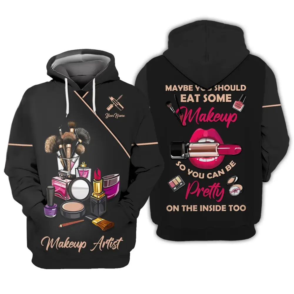 Women Shirt Makeup Artist Hoodie Sportwear / S T-Shirt