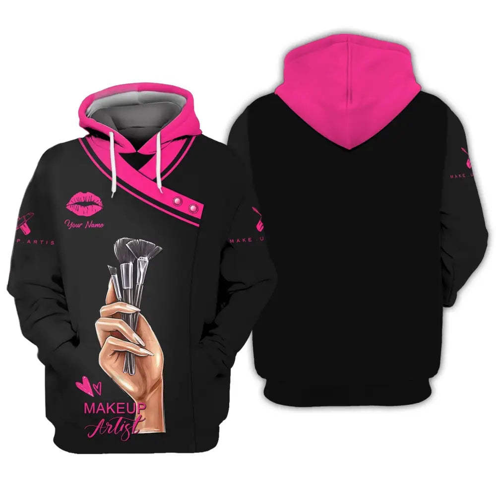 Women Shirt Makeup Artist Hoodie Sportwear / S T-Shirt