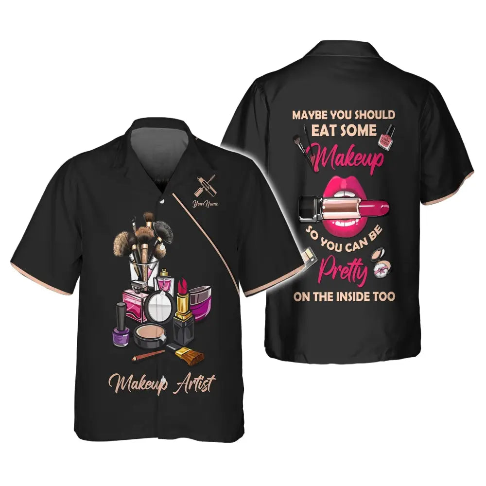 Women Shirt Makeup Artist Hoodie Sportwear T-Shirt