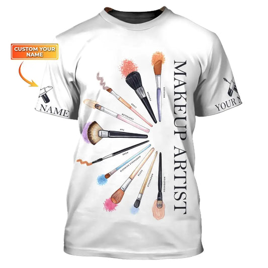 Women Shirt Makeup Artist Hoodie Sportwear T-Shirt / S
