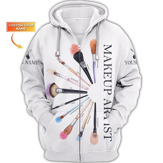 Women Shirt, Makeup Artist Shirt, Makeup Artist Hoodie, Makeup Artist Sportwear style option 2