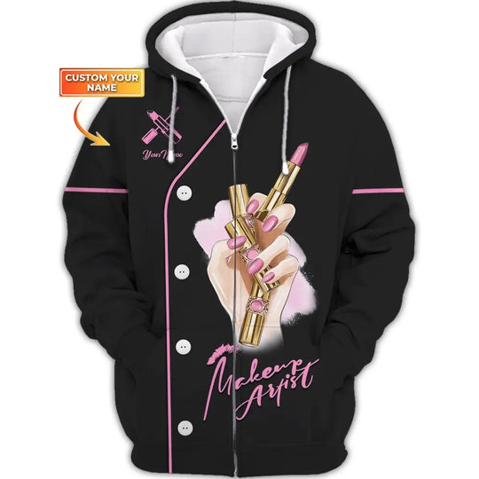 Women Shirt, Makeup Artist Shirt, Makeup Artist Hoodie, Makeup Artist Sportwear style option 2