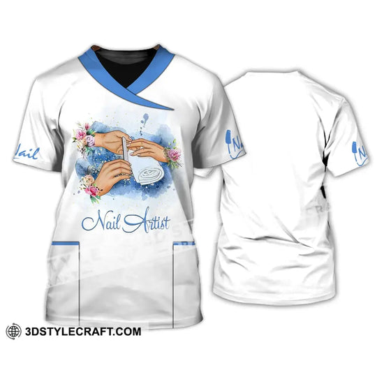 Women Shirt, Nail Artist Shirt, Nail Tech Sportwear style option 1