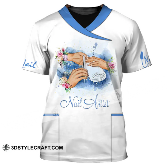 Women Shirt, Nail Artist Shirt, Nail Tech Sportwear style option 2