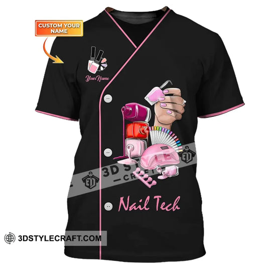 Women Shirt, Nail Technician Shirt, Nail Tech Hoodie, Nail Tech Sportwear style option 1