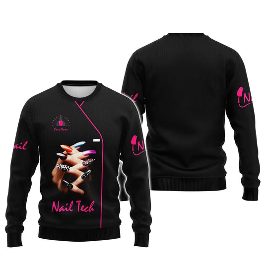 Women Shirt, Nail Technician Shirt, Nail Tech Sportwear style option 4